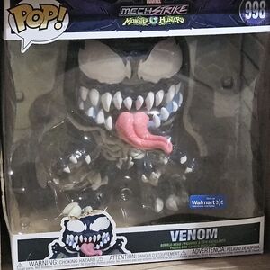 Pop Venom Mech Strike Figure with Black and Pink Accents